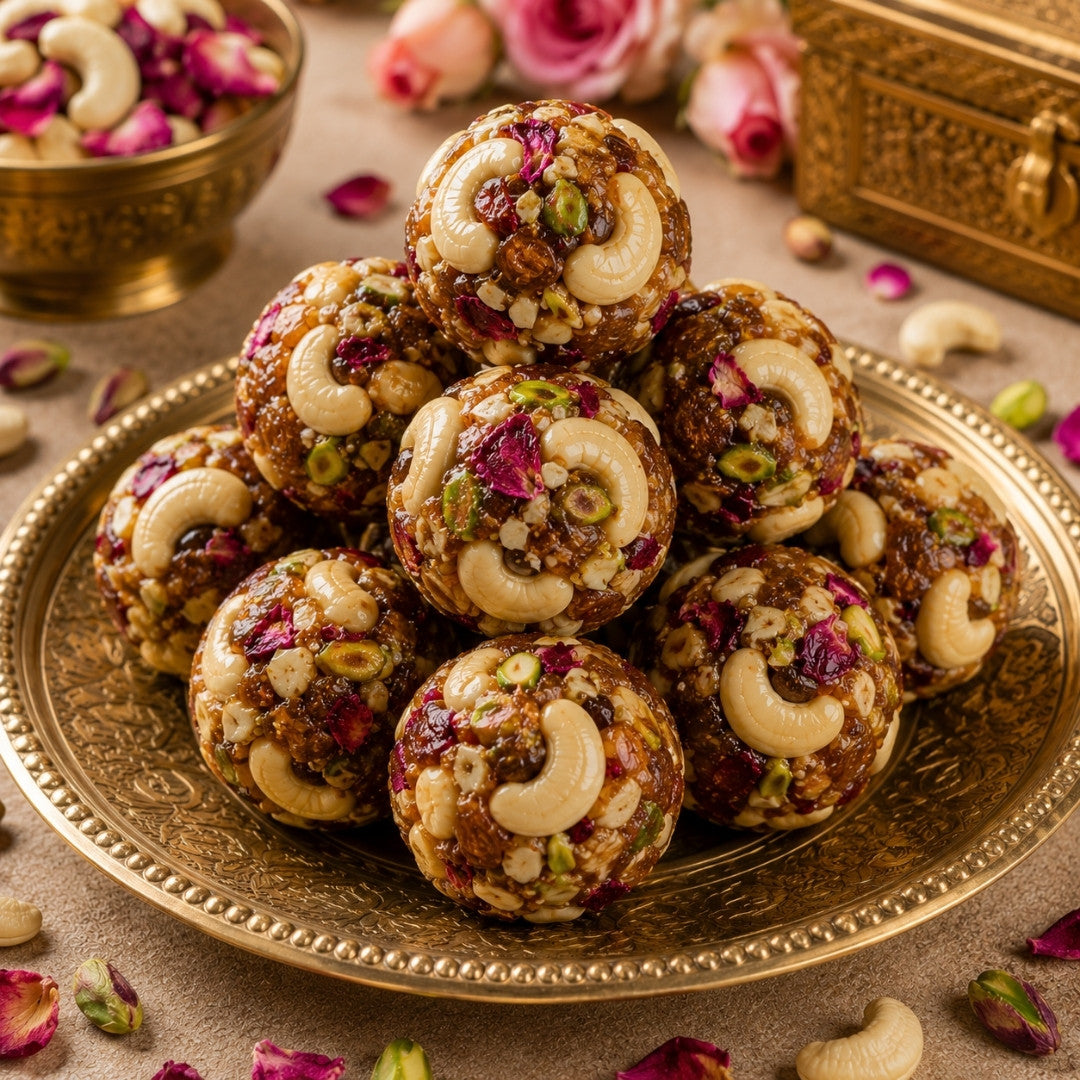 KAJU GULAB LADOO
